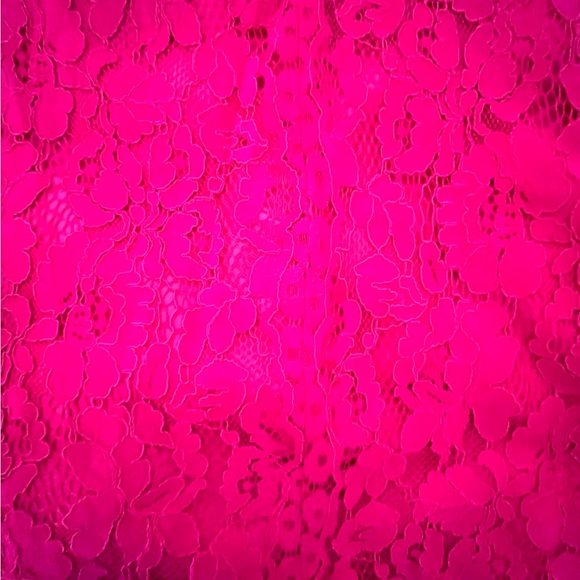 🎀HOST PICK 2X🎀NWT Lace Blazer Jacket Fuchsia L Gorgeous 🎀 - Picture 9 of 12
